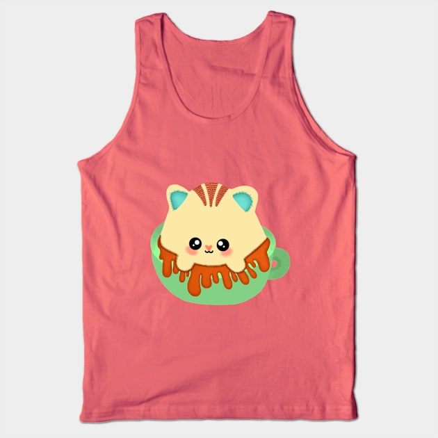 Kawaii Tank Top by cariespositodesign